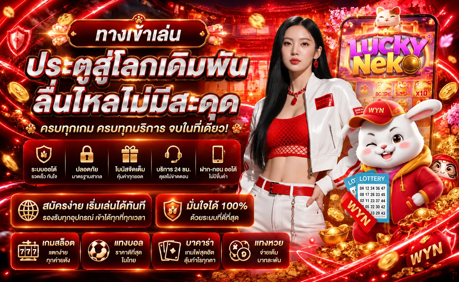 แบนเนอร์ WYN ทางเข้าและสมัครสมาชิก